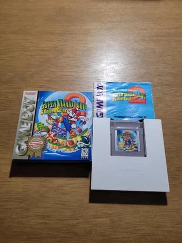 Super Mario Land 2 - Nintendo Gameboy *CIB* *Player's Choice* *Tested*