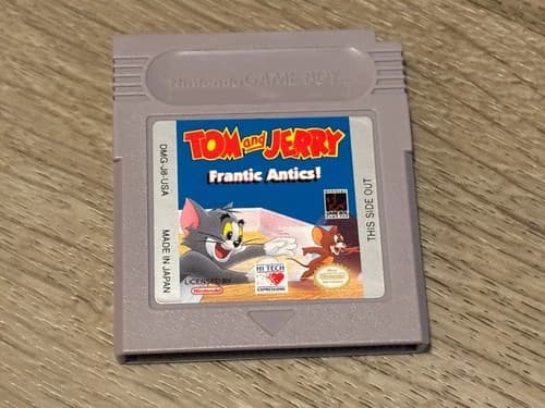 Tom and Jerry Frantic Antics! Nintendo Game Boy Cleaned & Tested Authentic