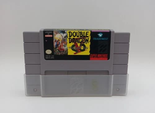 Double Dragon V: The Shadow Falls (SNES Super Nintendo) Authentic Cart