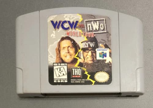 WCW vs. NWO World Tour - Nintendo 64 - N64 - Tested & Authentic