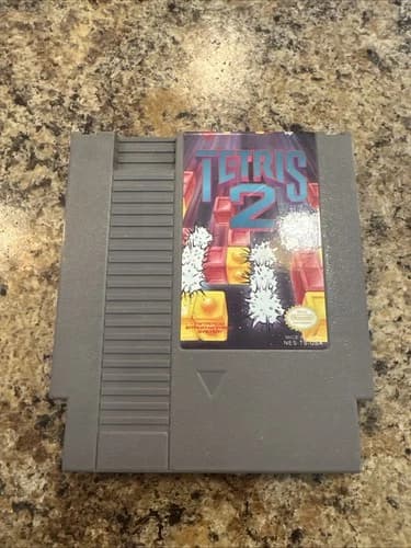 Tetris 2 Nintendo NES *TESTED & CLEANED CARTRIDGE ONLY*