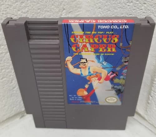 Circus Caper NES Nintendo Entertainment System Authentic Game Cartridge VG1