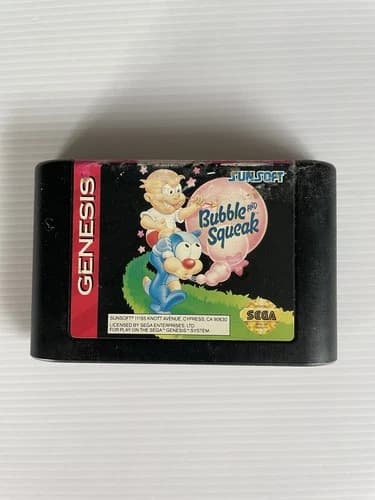 Bubble and Squeak Sega Genesis Starting At 99¢