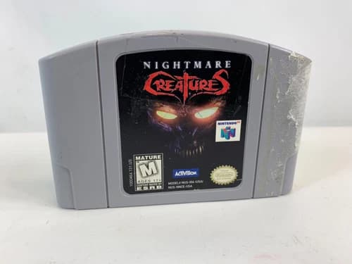 Nightmare Creatures N64 (Nintendo 64, 1998) N64 Authentic - FAST SHIPPING