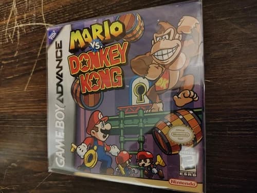 Mario vs Donkey Kong Nintendo Game Boy Advance GBA Complete in Box CIB - NICE!