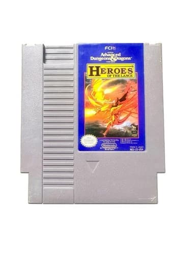 Advanced Dungeons & Dragons: Heroes of the Lance NES Nintendo Tested & Clean