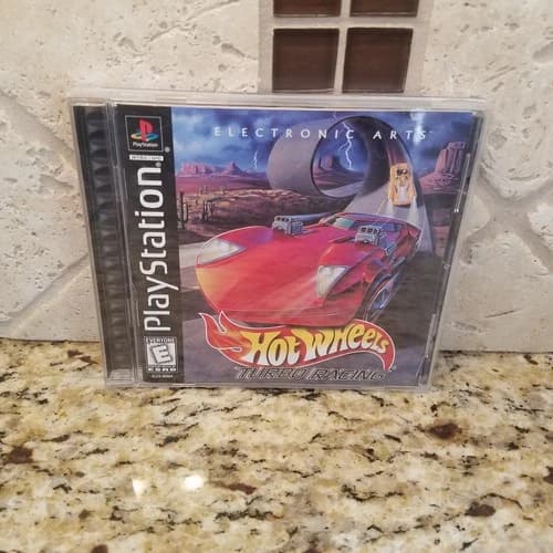Hot Wheels: Turbo Racing (Sony PlayStation 1, PS1, 1999) Complete