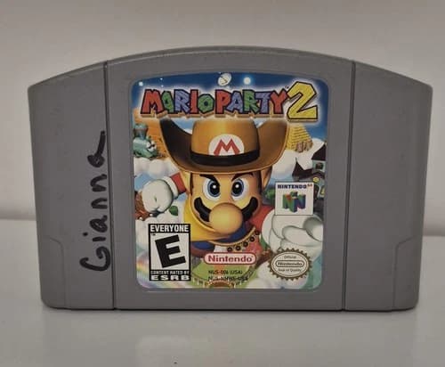 Mario Party 2 (Nintendo 64, 2000) Authentic N64 Cartridge - Tested & Working