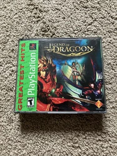 The Legend of Dragoon Greatest Hits Complete CIB Sony PlayStation 1, 2001