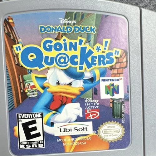 Disney's Donald Duck: Goin' Quackers N64 Ubisoft NTSC-U/C E 2000