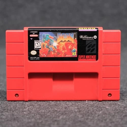 DOOM (SNES) Cart Only - Authentic Great Condition