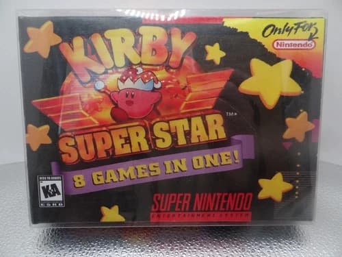 Kirby Super Star (Super Nintendo Entertainment System, 1996) CIB WITH PROTECTOR