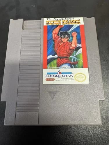 The Flying Dragon The Secret Scroll Nintendo NES Original Authentic Cartridge