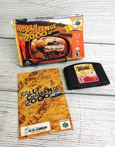 Rally Challenge 2000 (Nintendo 64, 2000) N64 Authentic OEM Complete CIB