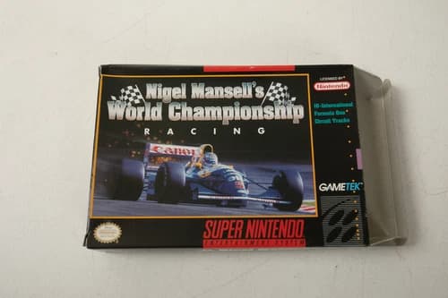 Nigel Mansell's Super Nintendo SNES (E3L) Game Cartridge (JSF6) World Champions