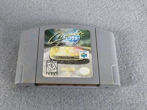 Cruis'n USA Nintendo 64 N64 Authentic Cartridge Tested Working OEM Rough Label