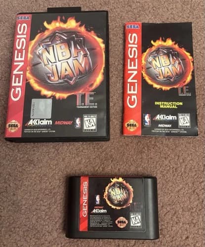 NBA Jam Tournament Edition (Sega Genesis, 1995) CIB