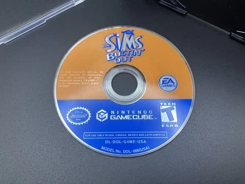 The Sims Bustin Out Nintendo Gamecube - Disc Only Tested