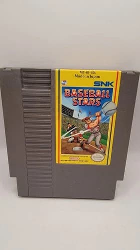 SNK Baseball Stars (NINTENDO NES) AUTHENTIC