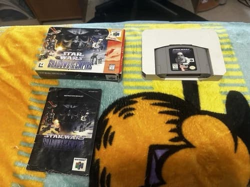 Star Wars Shadows of the Empire Nintendo 64 N64 COMPLETE w/ Box manual game