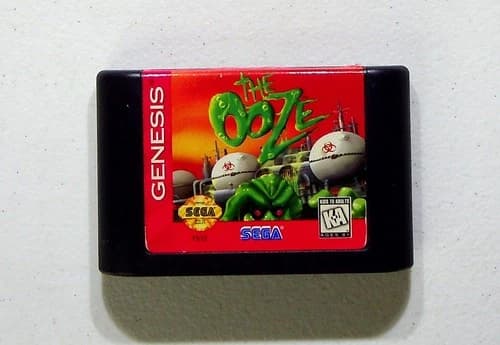 THE OOZE Sega Genesis Video Game Action Puzzle Classic