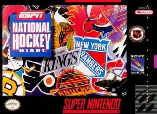 Espn National Hockey Night - SNES Super Nintendo Game