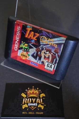 Taz in Escape from Mars | Sega Genesis| Cartridge Only | TESTED!