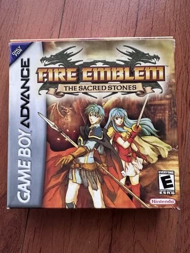 Fire Emblem The Sacred Stones Gameboy Advance Game With Box And Manual