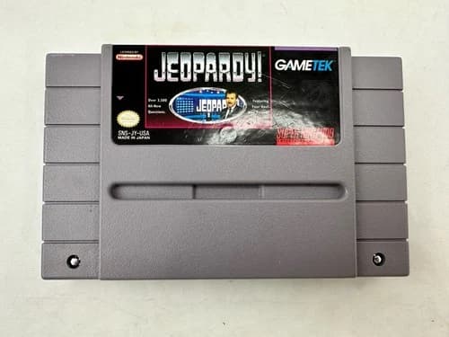 Jeopardy (Super Nintendo, SNES) - Cartridge Only - Tested