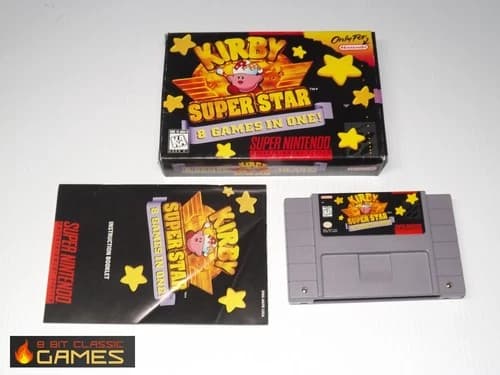 Kirby Super Star COMPLETE BOX - SUPER NINTENDO SNES - 11a