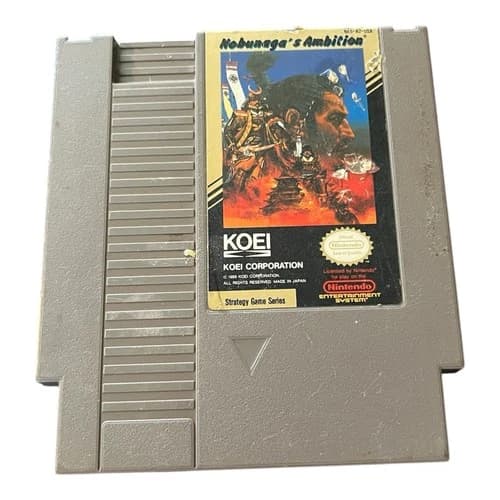 Nobunaga’s Ambition NES Nintendo Game Tested Authentic KOEI