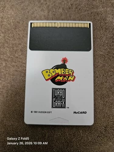 Bomberman Turbo Grafx 16 HuCard Tested Working