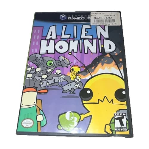 Alien Hominid Nintendo GameCube Complete w/ Case Manual O3 Entertainment 2004 T