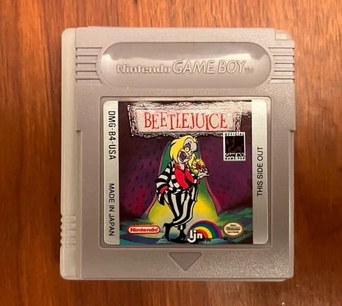 Beetlejuice Game Boy - Authentic, Works Great, Been in Storage for Years - RARE