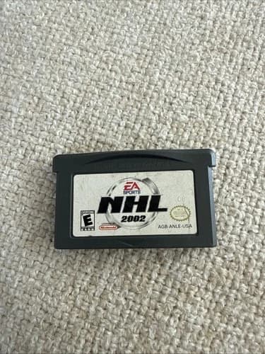 GBA NHL 2002 Hockey Nintendo Game Boy Advance Handheld TESTED
