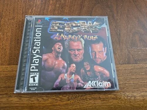 ECW Hardcore Revolution and Anarchy Rulz PS1 Playstation 1 Tested Works