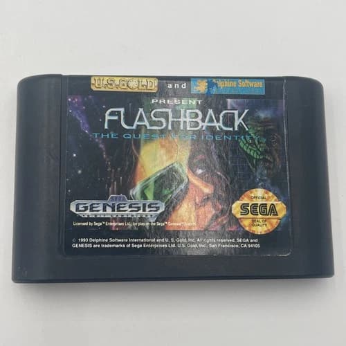 Flashback: The Quest for Identity Sega Genesis Cartridge Only!