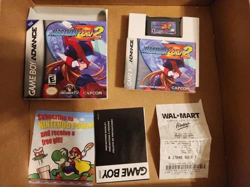 Mega Man Zero 2 (Game Boy Advance, 2003) GBA Complete in Box CIB w/ receipt