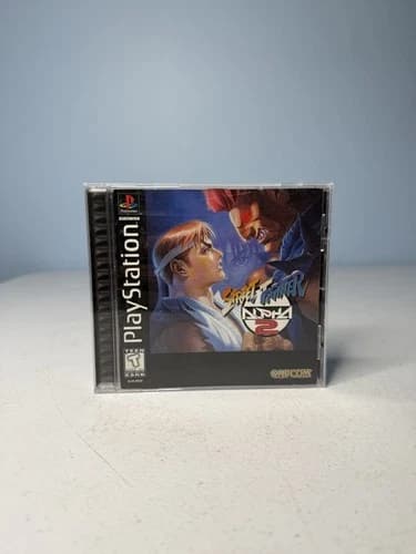 Street Fighter Alpha 2 Sony PlayStation 1 PS1 Game Complete Capcom NTSC