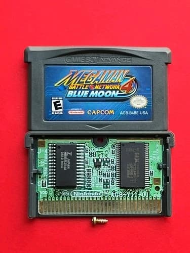 Game Boy Advance Mega Man Battle Network 4: Blue Moon Nintendo GBA Authentic
