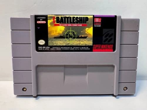 Super Battleship (Super Nintendo SNES, 1993) Authentic. MIJ variant. Working.