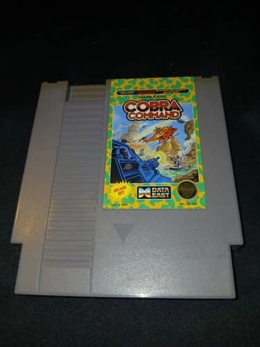 Nintendo NES Cobra Command Tested Working Authentic Data East Clean Label