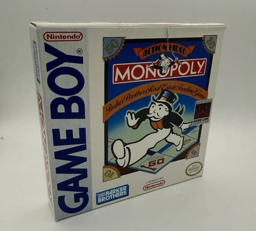 Monopoly (Nintendo GameBoy) Complete in Box Authentic Tested