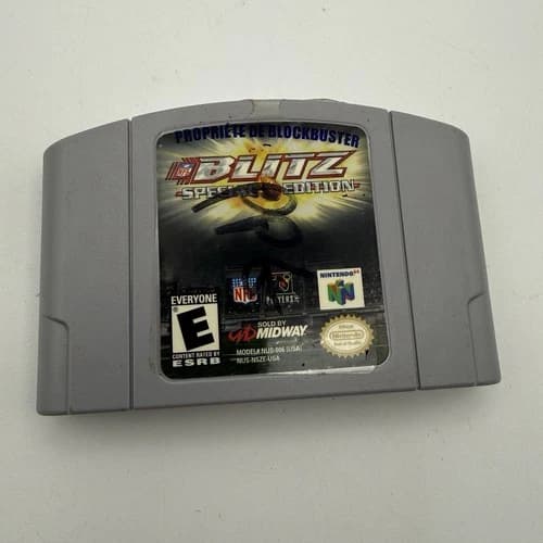 NFL Blitz Special Edition Nintendo 64 N64 Tested Authentic