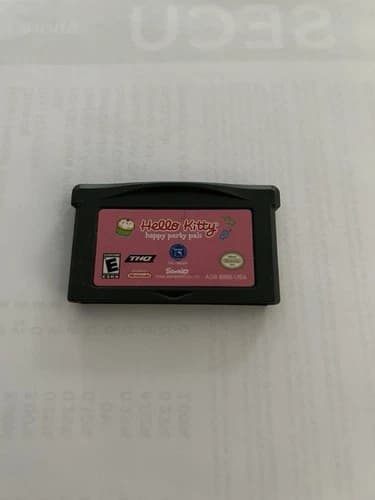 Hello Kitty: Happy Party Pals (Nintendo Game Boy Advance, 2005) Authentic