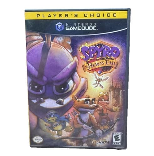 Spyro: A Hero's Tail (Nintendo GameCube, 2004) Complete CIB W/Manual Video Game