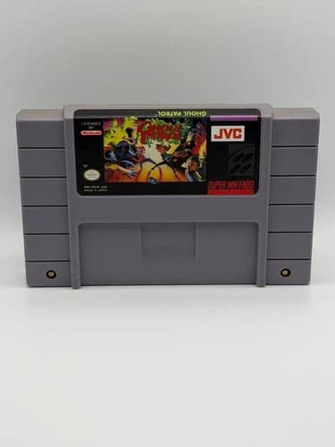 Ghoul Patrol Super Nintendo (SNES) Game by JVC, 1994