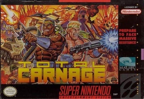 Total Carnage - SNES Super Nintendo Game