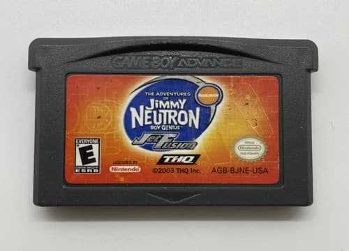Jimmy Neutron: Jet Fusion (Nintendo GameBoy Advance, 2003) CART ONLY