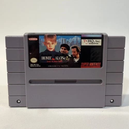 Home Alone 2 Lost in New York Super Nintendo SNES Action Video Game Cartridge